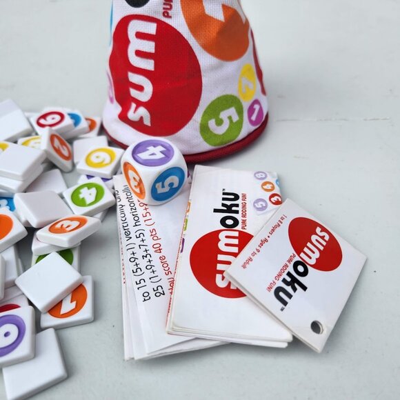 Sumoku Crossword Board Game forFamily Game Nights Educational Toy Tabletop Game - Picture 4 of 6